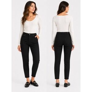AG Adriano Goldschmied Prima Jeans Womens 30 Black Cigarette Leg Slim Denim